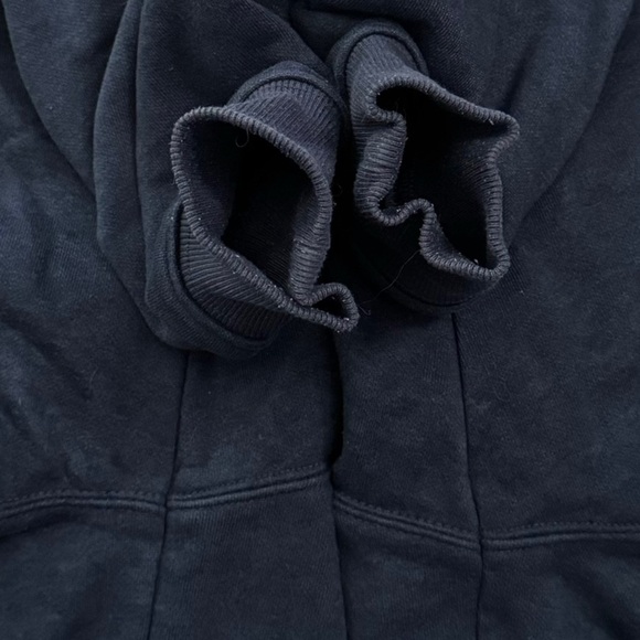 Columbia Hart Mountain II 2 Crew Neck Ribbed Cuffs and Waistband Heather Navy M - Picture 14 of 16